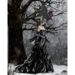 (image for) Queen of Shadows Fairy Fantasy Art by Nene Thomas