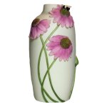 (image for) Cone Flower Ceramic Sculpted Vase