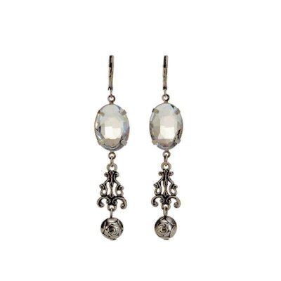 (image for) Crystal Drops Chandelier Earrings