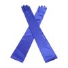 (image for) Royal Blue Satin Long Glamorous Formal Gloves