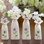 (image for) Bud Vases Set of 2 Spring Flowers