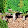 (image for) Frog Bistro Table & Chair Figurines Fairy Garden Furniture