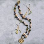 (image for) Josephine Gemstone Beaded Pendant Necklace
