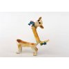 (image for) Chihuahua Christmas Dog Figurine Trinket Box by Keren Kopal