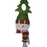 (image for) Snowman Christmas Plush Door Knob Decor