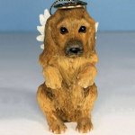(image for) Golden Retriever Dog Angel Ornament Dog Figurine