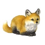 (image for) Baby Crouching to Play Fox Figurine