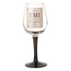(image for) Funny Title Black Stem Wine Glass