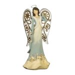 (image for) Glass Wings Winter Wonderland Christmas Angel Figurine