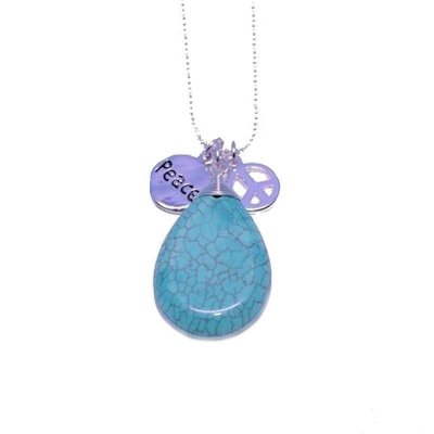 (image for) Turquoise Gemstone Pendant Necklace