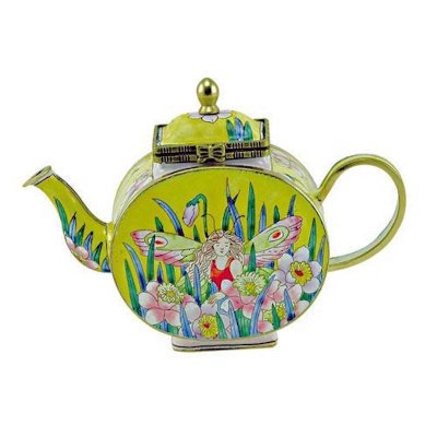 (image for) Fairy Teapot Figurine Trinket Box by Kelvin Chen
