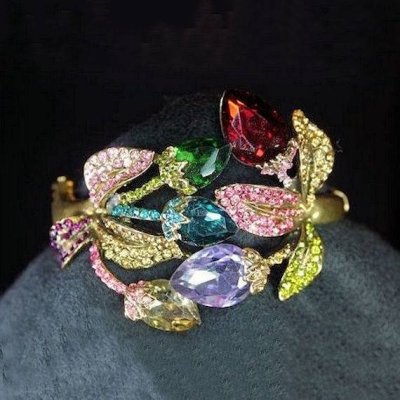 (image for) Floral Enchantment Crystal Goddess Bracelet