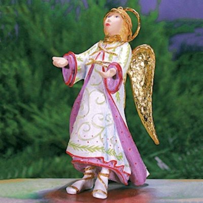 (image for) Reverent Angel Large Ornament by Patience Brewster