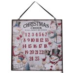 (image for) Snowman Christmas Cheer Count Down Sign