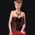 (image for) Luscious Vixen Steel Boned Corset Also Plus Sizes