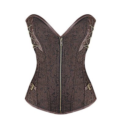 (image for) Steam Punk Chic Steel Boned Corset Also Plus Sizes