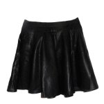 (image for) A Sensual Siren Black Leather Full Skirt
