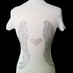 (image for) Angel Love Rhinestone Shirt White by Sabrina Barnett