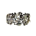 (image for) Enchanted Black Leaf Crystal Goddess Bracelet
