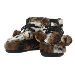 (image for) Multi Color Boutique Furry Boots by Dearfoam