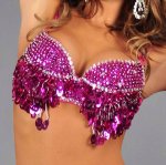 (image for) Pink Passion Belly Dance Costume Top