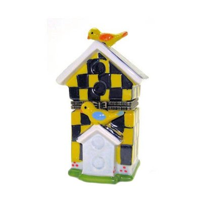 (image for) Checker Style Mansion for Birds Trinket Box Birdhouse