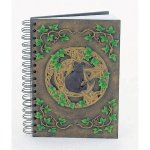 (image for) Magic Black Cat Spell Book Ceramic Cover Journal