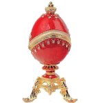(image for) Royal Majesty Egg Figurine Trinket Box by Keren Kopal