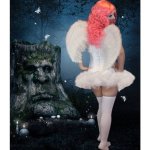 (image for) White Thigh High Socks