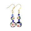 (image for) Cloisonne Balls Beaded Earrings