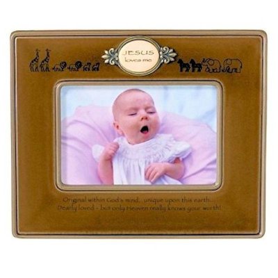 (image for) Jesus Loves Me Baby Photo Frame