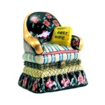 (image for) Flower Covered Arm Chair Trinket Box