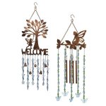 (image for) Beaded Fairy Figurine Garden Wind Chime