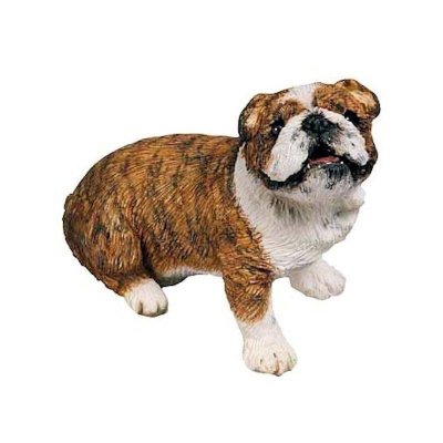 (image for) Bulldog Kitchen Magnet Brindle Style Dog Figurine