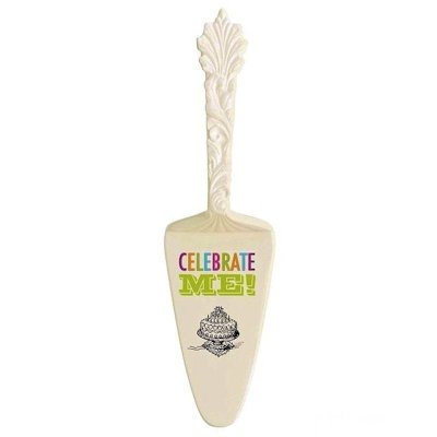 (image for) Celebrate Me Birthday Cake Slicer Serving Utensil