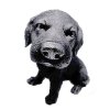 (image for) Huge Head Puppy Black Labrador Dog Figurine