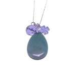 (image for) Aventurine Gemstone Pendant Necklace
