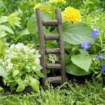 (image for) Ladder Fairy Garden Figurine