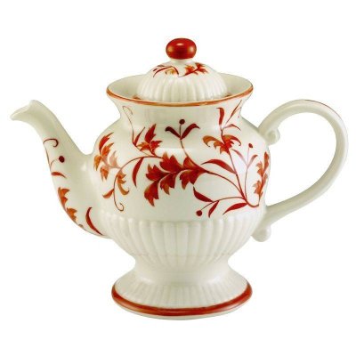 (image for) Red Leaf Ceramic Teapot from Andrea by Sadek