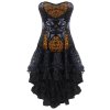 (image for) Desirable Witch Queen Corset Dress Set with Long Skirt