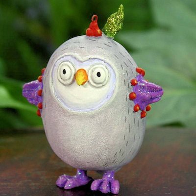 (image for) Olivia Owl Mini Ornament by Patience Brewster