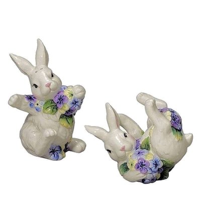 (image for) Rabbit Figurines Salt & Pepper Set from Andrea by Sadek