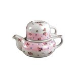 (image for) Petite Rose Tea for One Set from Andrea by Sadek