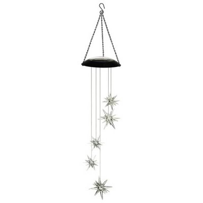 (image for) Solar Glowing Stars Hanging Garden Ornament