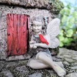 (image for) April Fairy Garden Figurine