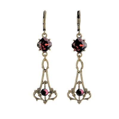 (image for) Garnet Love Affair Chandelier Earrings
