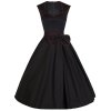 (image for) Lovely Lady Black with Bow Dress