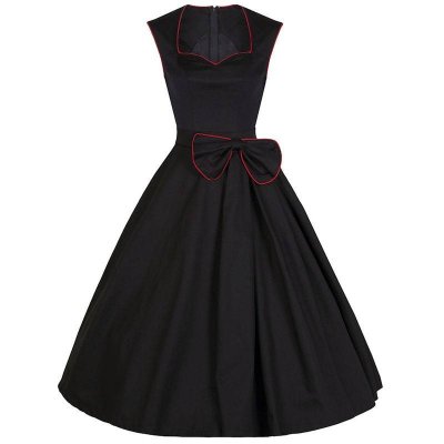 (image for) Lovely Lady Black with Bow Dress