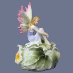 (image for) Green Cabbage Fairy Trinket Box by Veronese Design