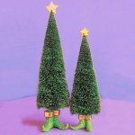 (image for) Dash Away Sisal Elf Tree Figurine Set by Patience Brewster